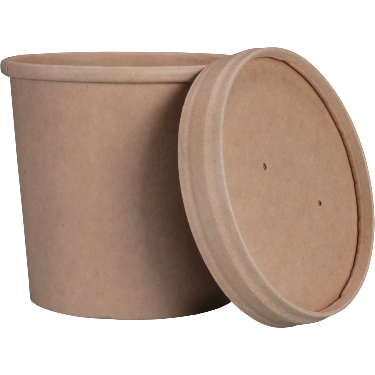 Depa, Soepbeker, incl. deksel, Karton + PP, 300ml, 12oz, 86mm, bruin