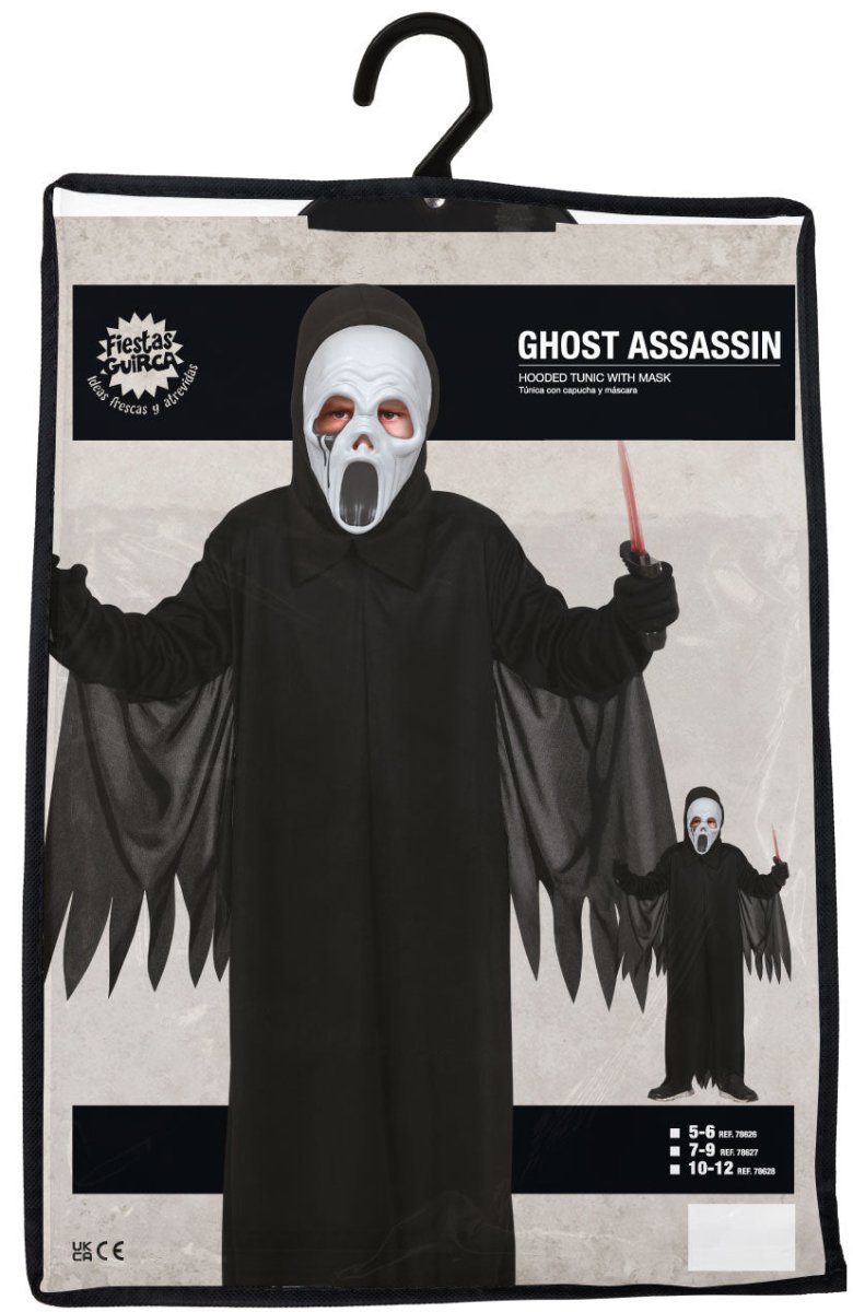 Halloween Kostuum Zwart Kind Geest