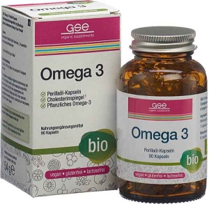 GSE Omega 3 Perilla Öl Kapseln Bio, 90 Stück