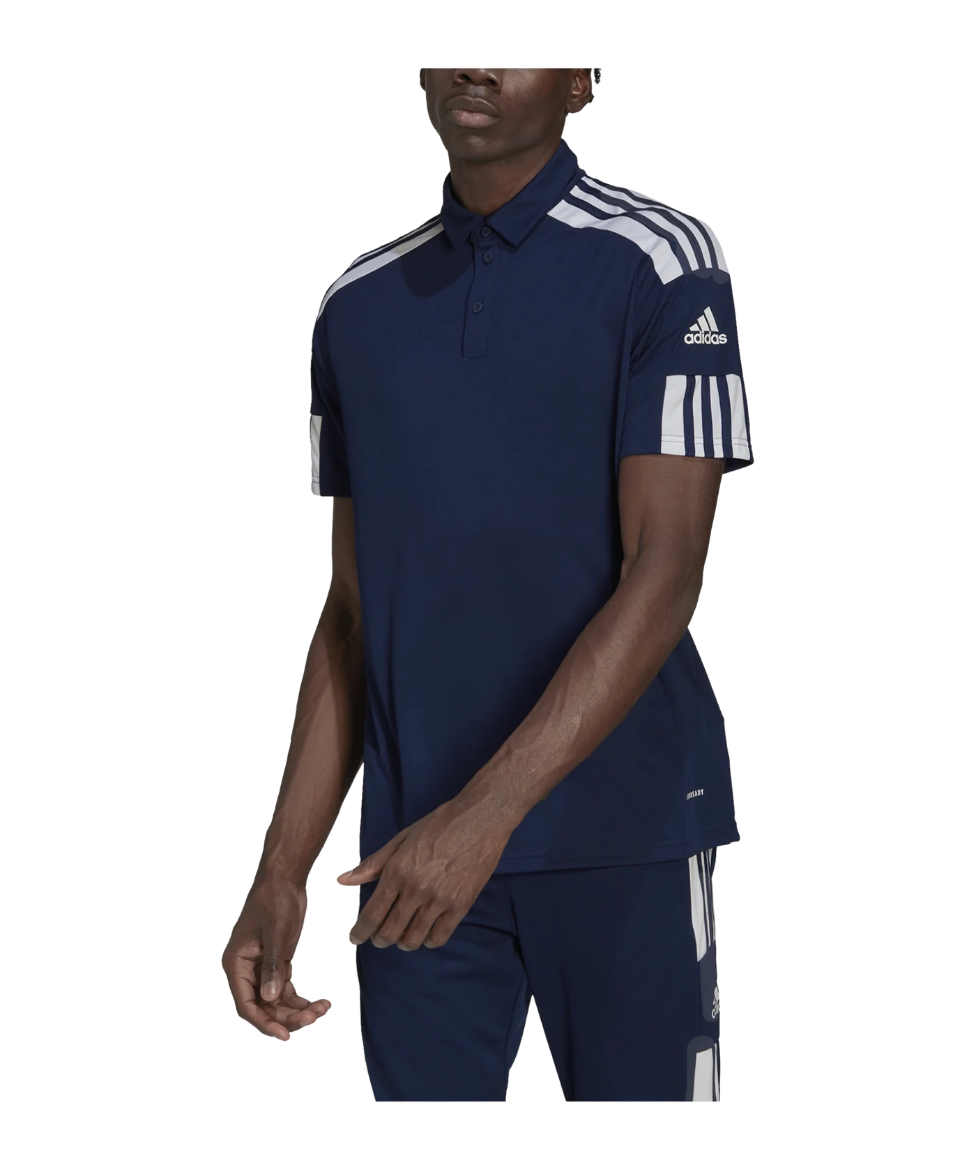 adidas Squadra 21 Poloshirt Blau Weiss