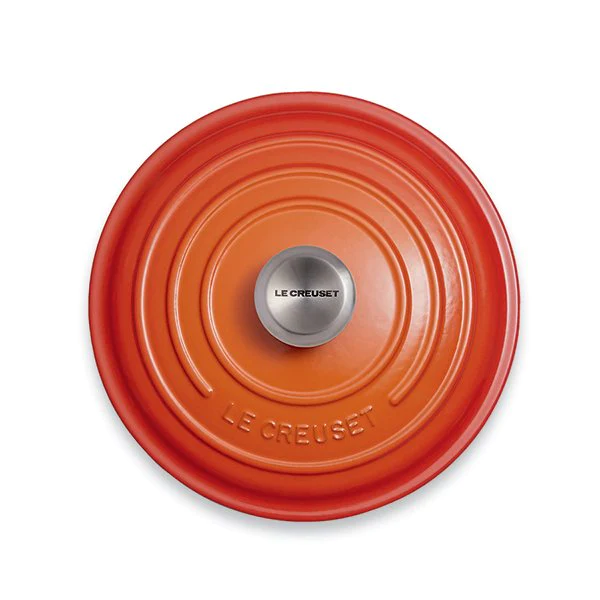 Cocotte fonte rond 24 cm volcanique Le Creuset
