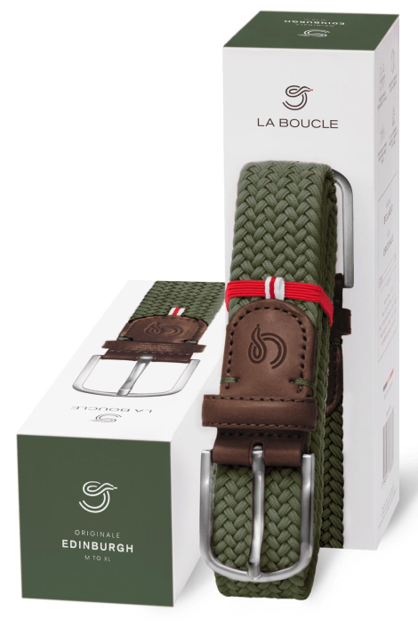 La Boucle groene heren riem