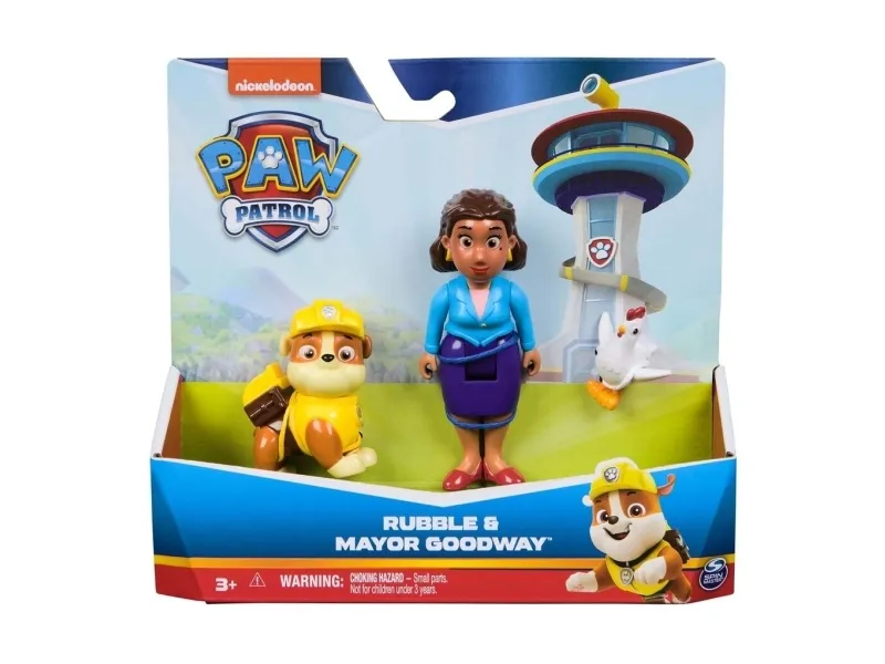 Paw Patrol Hero Pup - Mayor Goodway & Rubble