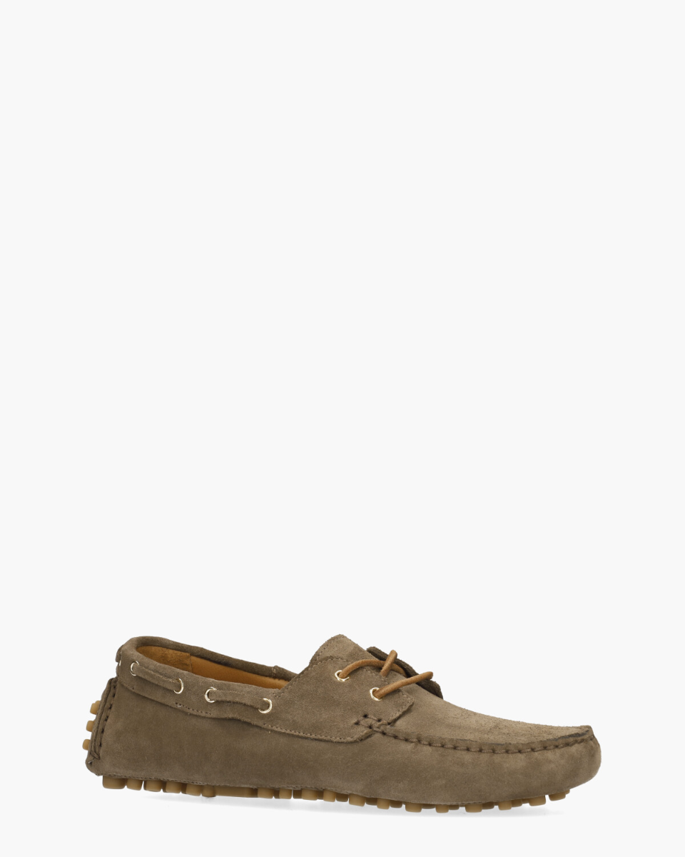 Billi Bi A8571 Taupe Dames Veterschoenen