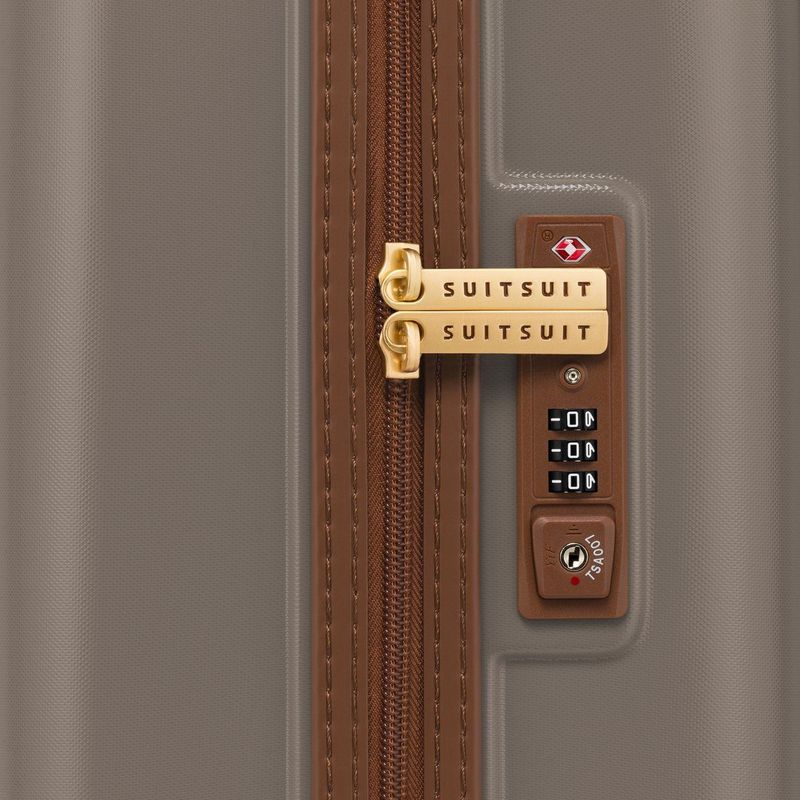 SUITSUIT Fab Seventies - Handbagage koffer met 4 wielen - 55 cm - 33L - Taupe