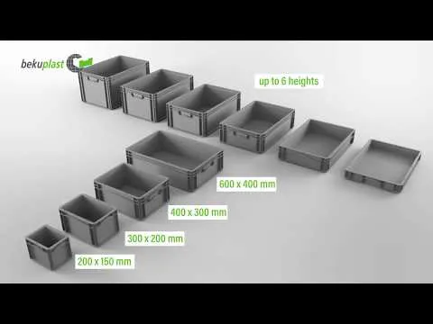 Låg for Eurokasse 600x400 mm - (200 stk.)