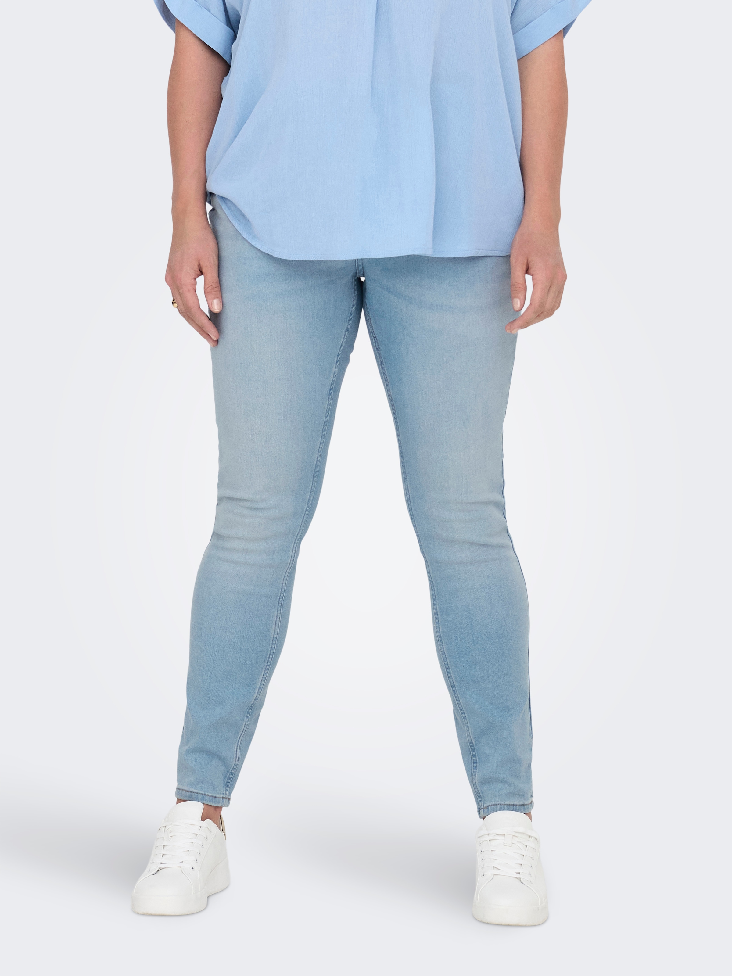 ONLY CARMAKOMA High-waist-Jeans »CARANNA HW SKINNY ANK DNM ANA NOOS«