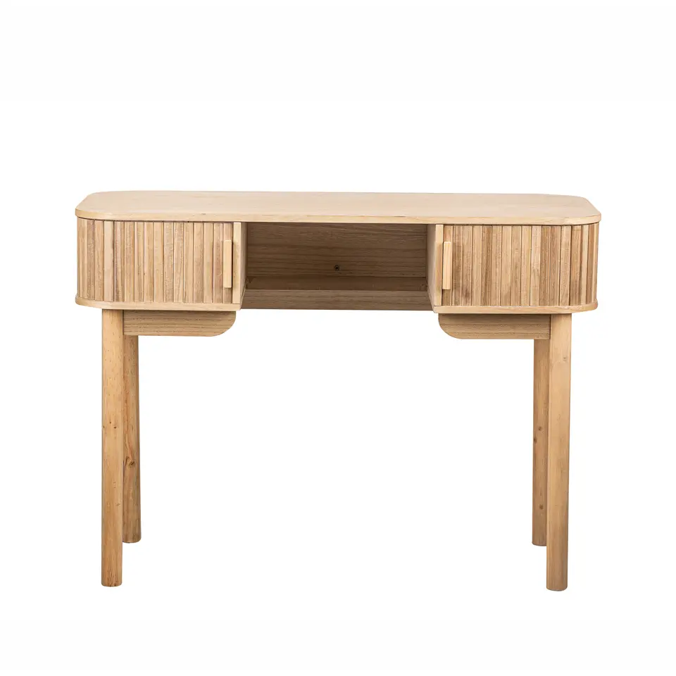 Bureau met 2 deuren van essen hout