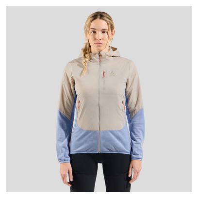 Veste Hybride Femme Odlo Ascent Gris/Bleu