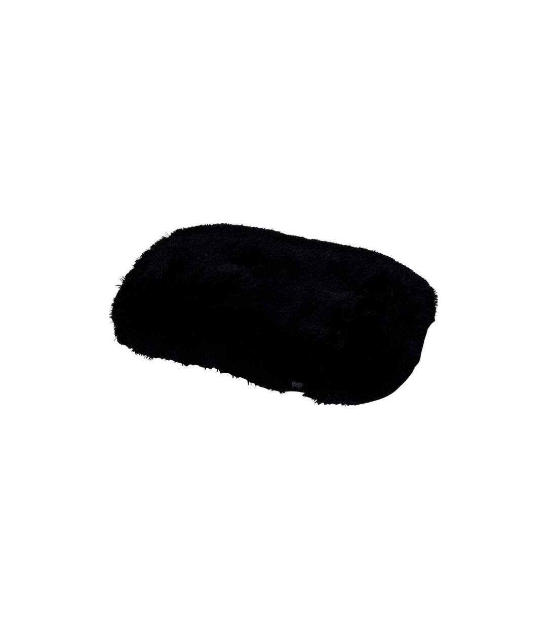 Paris Prix - Coussin Pour Chien & Chat fluffy 77cm Noir