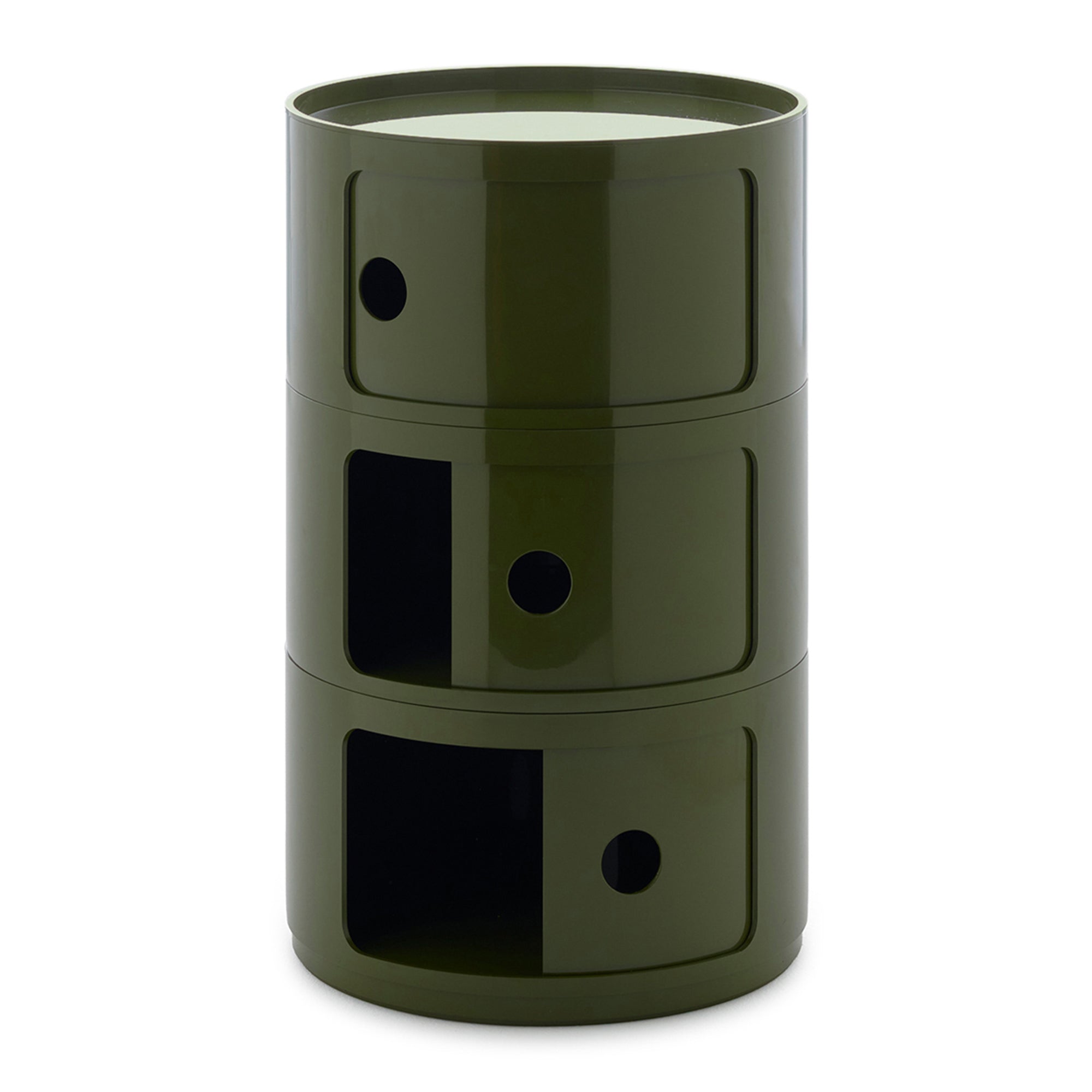 Kartell Componibili Kast Ã 42 cm - 3 Modules - Groen