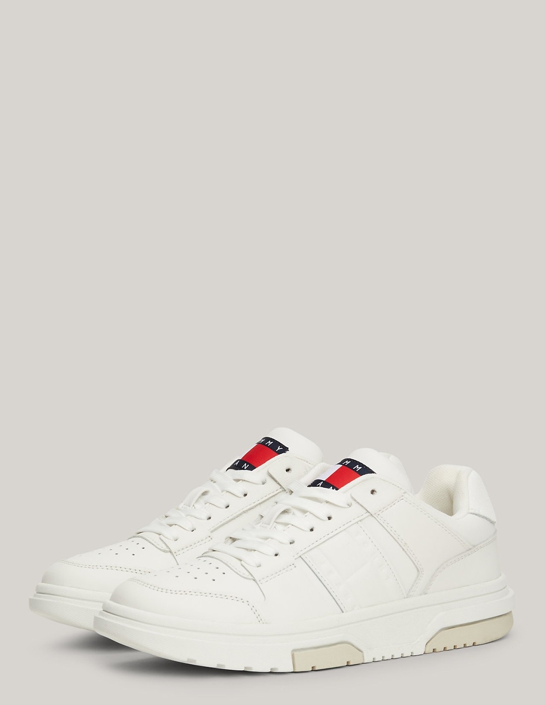 tommy hilfiger Baskets de ville Femme The Brooklyn Cuir Blanc