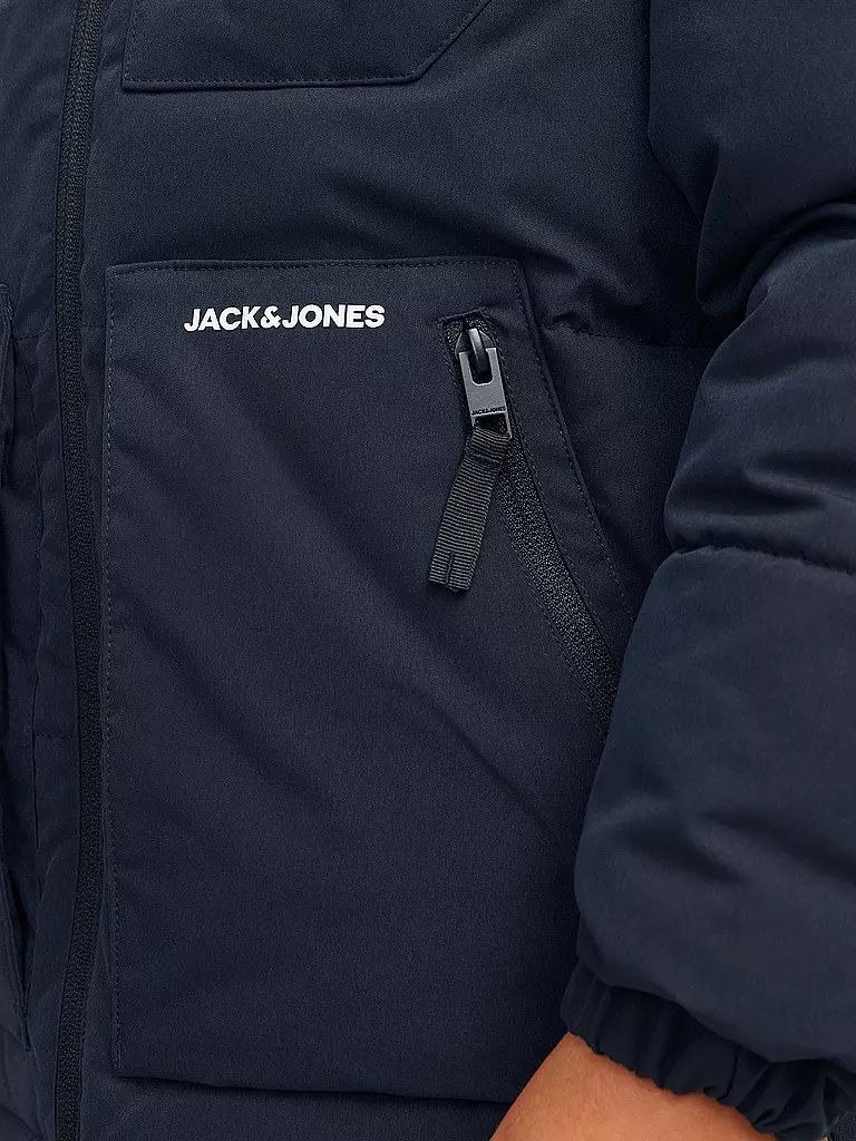 JACK & JONES Jungen Steppjacke  JJEOTTO  dunkelblau