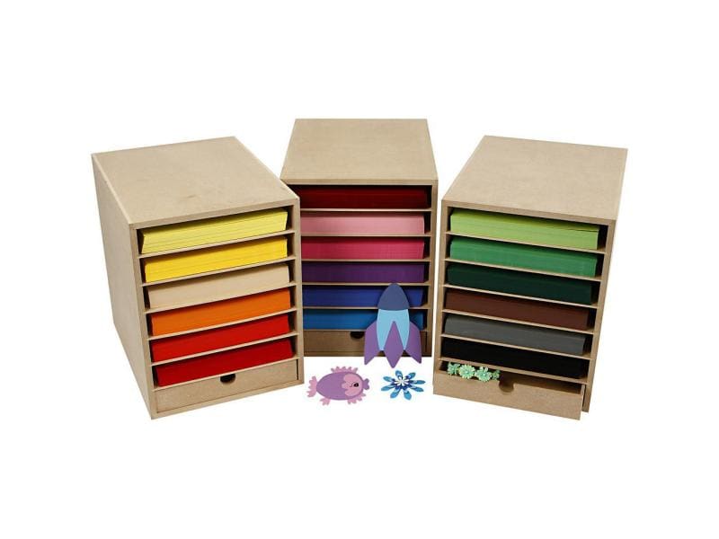 Creativ Company Schubladenbox A4 6 Fächer, 1 Schublade Ablagekorb