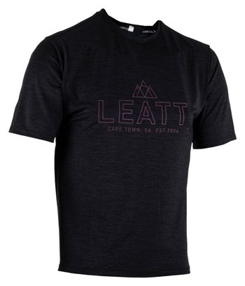 Maillot Manches Courtes Leatt MTB Trail 1.0 Noir