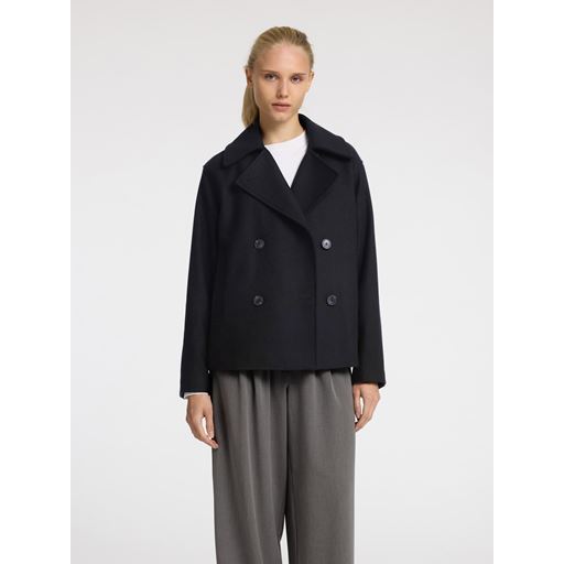 Selected Femme Alma Uldjakke, Black, 36