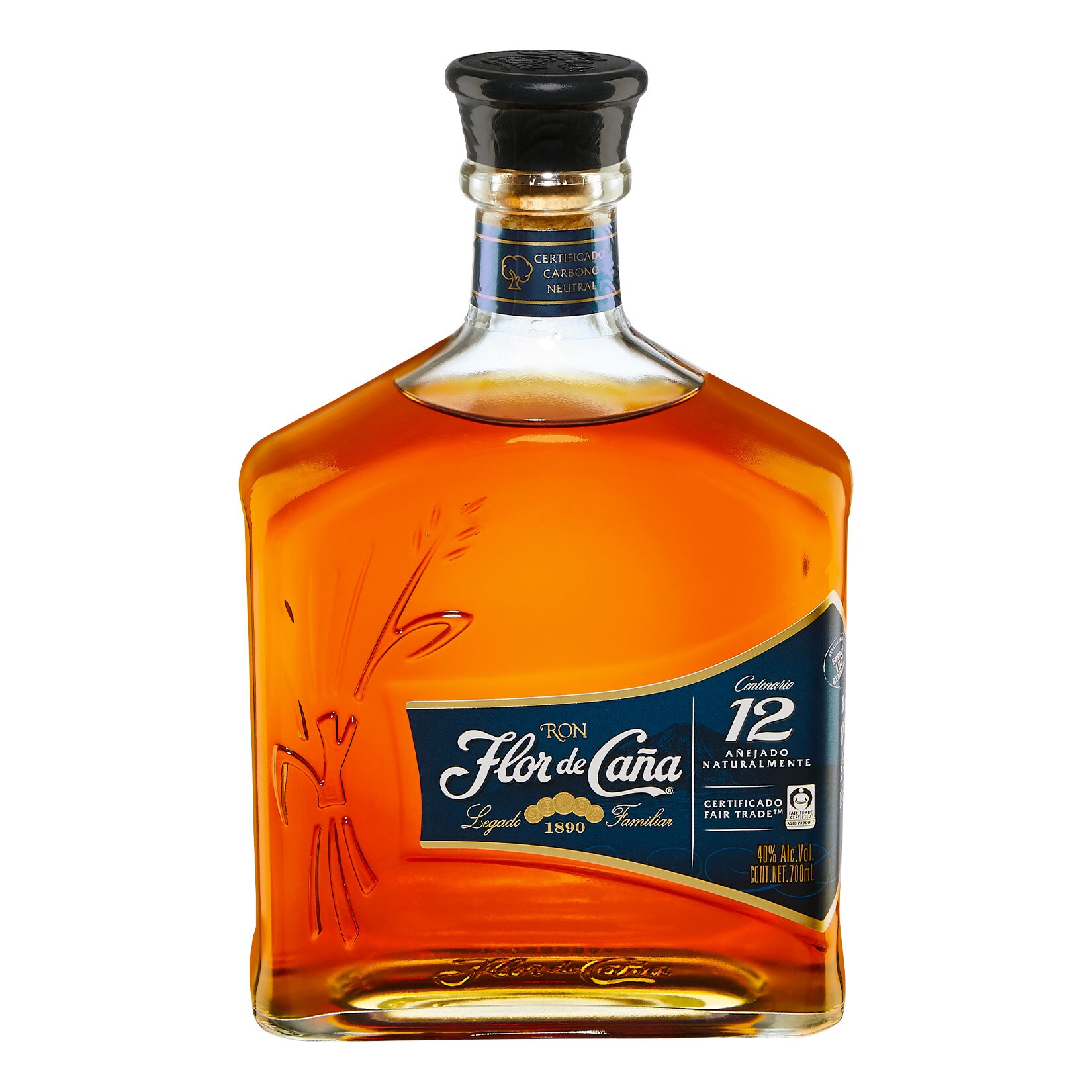 Flor De Caña Rum 12 Jahre 40 % vol 0,7 Liter