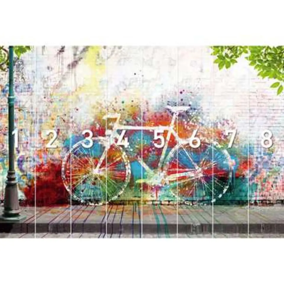 Fotobehang Streetart graffiti - 260x384cm - Bont
