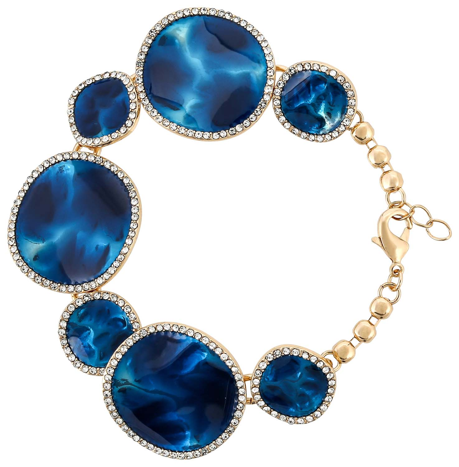 Armband - Blue Enamel