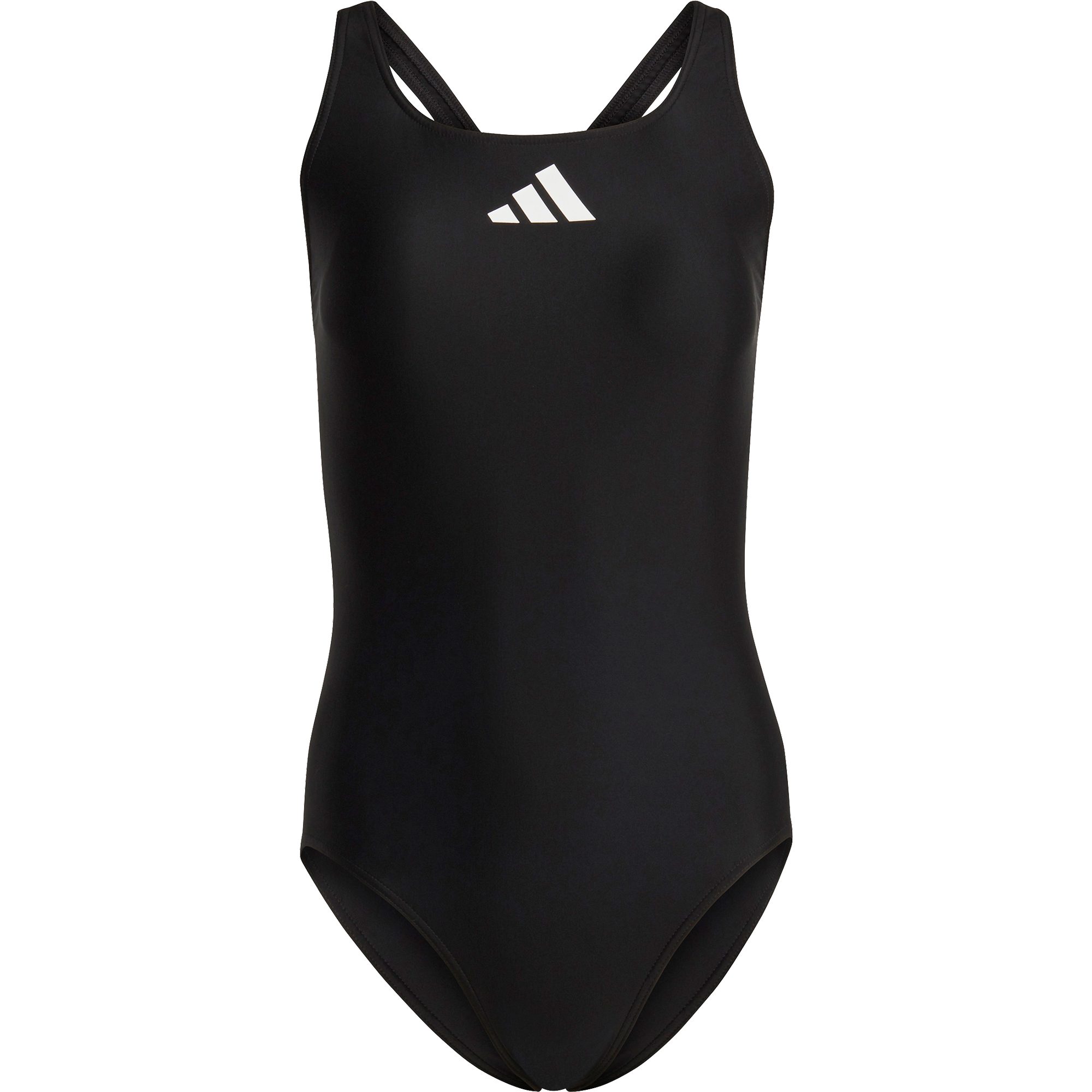 adidas 3 Bar Logo Badeanzug Damen schwarz