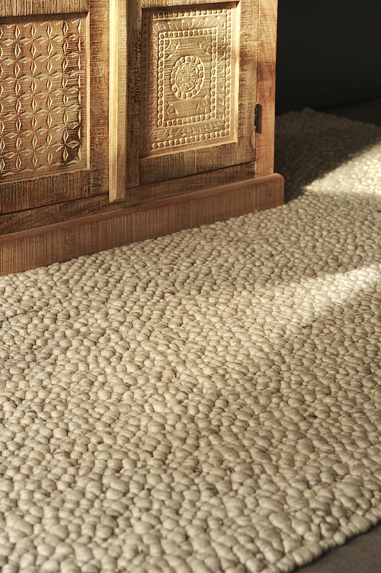 Teppich 'Safa', beige, T 200 cm, B 140 cm von fischer's lagerhaus