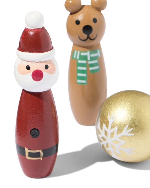 mini jeu de bowling de Noël
