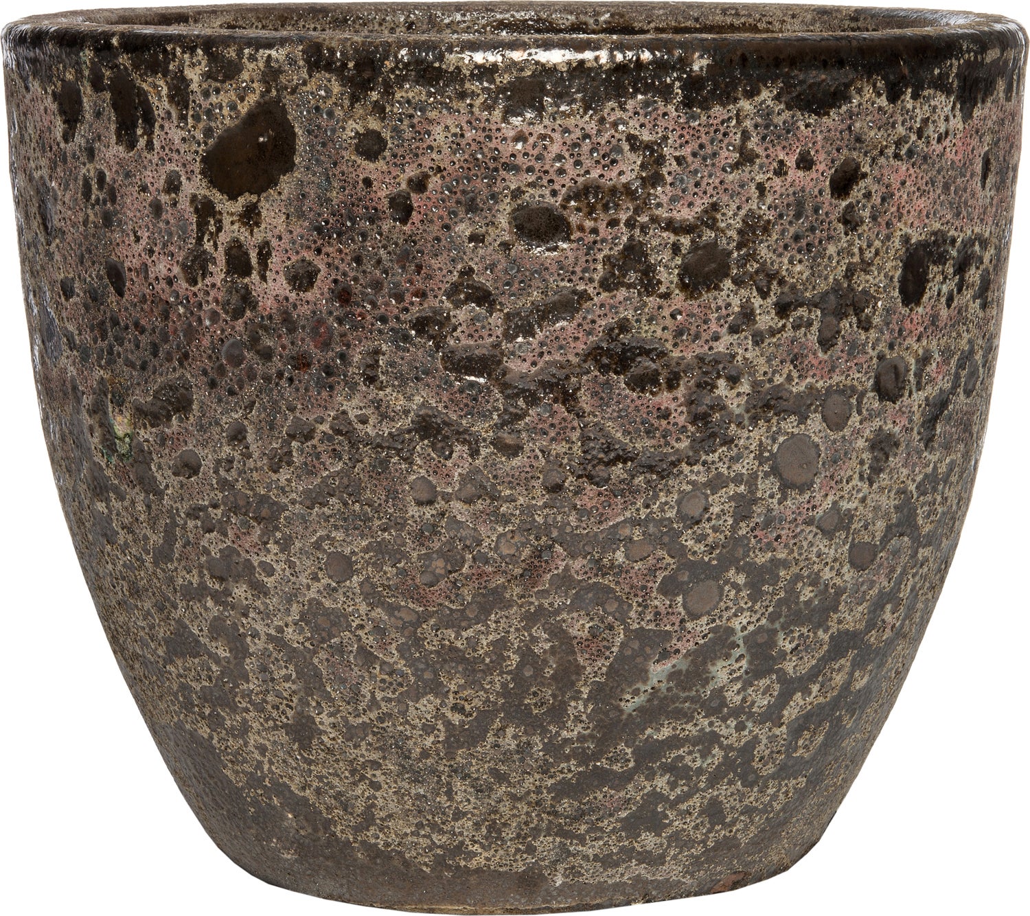 Intratuin bloempot Bubbel bruin D 38 H 32 cm