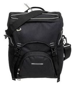 NEW LOOXS Sacoche double Sports Rear Rider 16 Litres 29 X 39 X 15 Cm - Noir