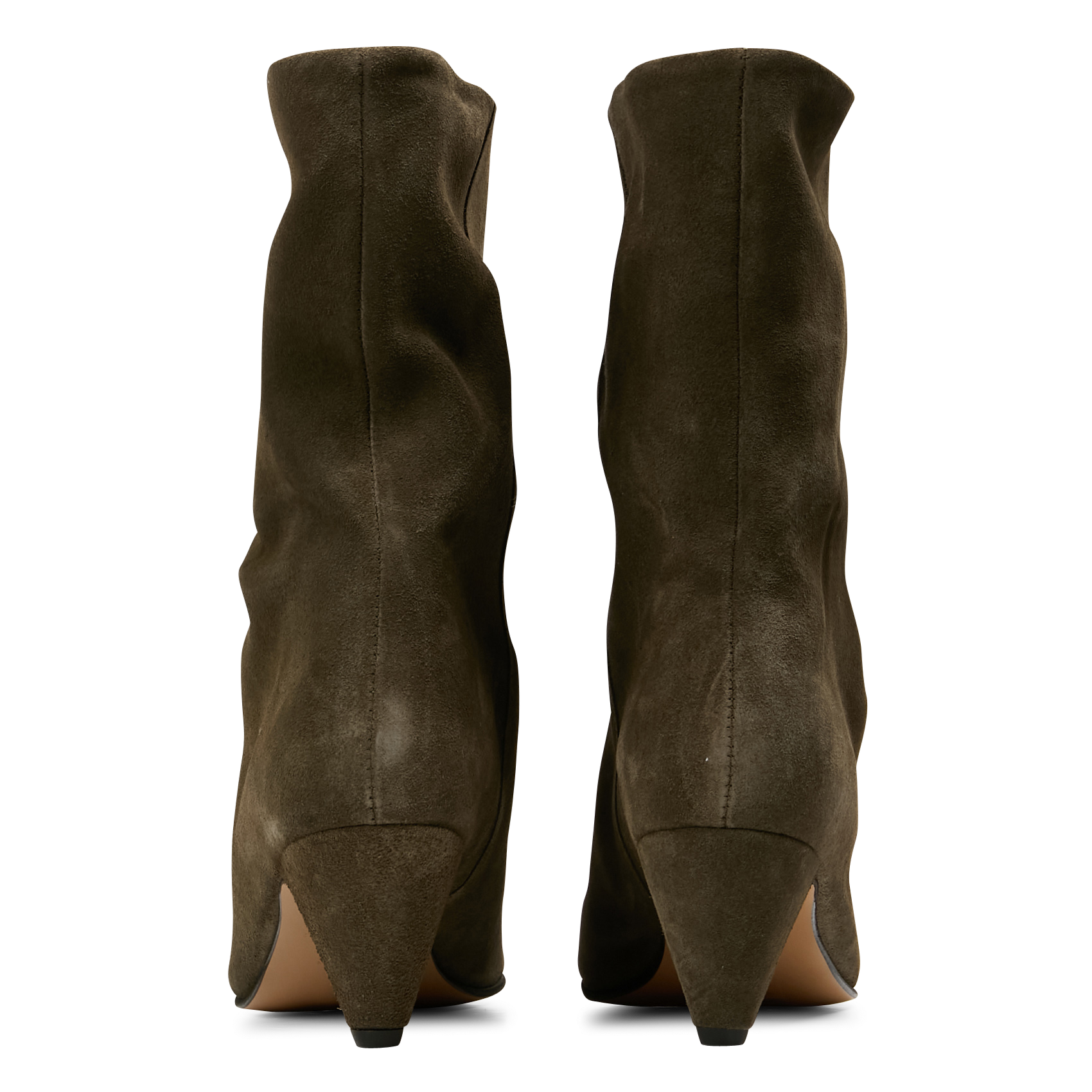 VULLY 50 - Bottines à talon en velours | Vert