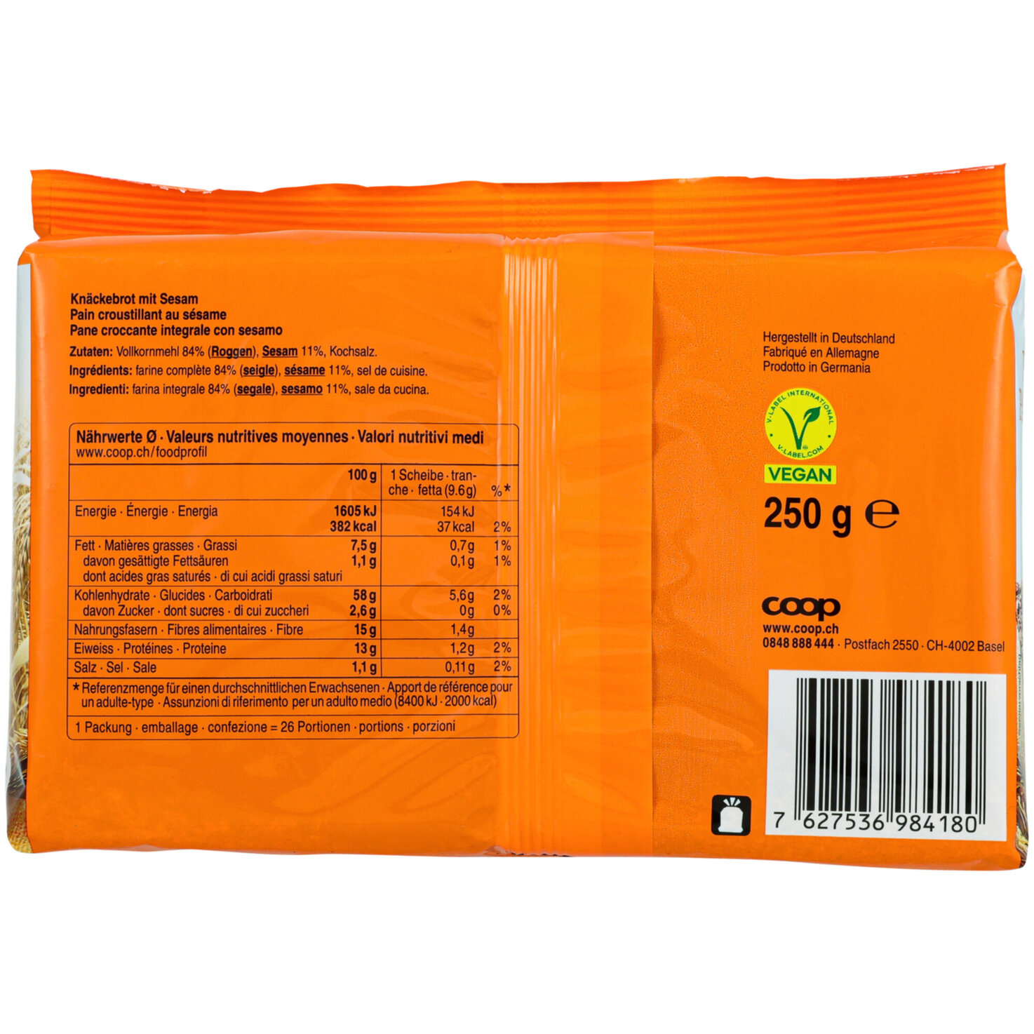 Prix Garantie Knäckebrot mit Sesam