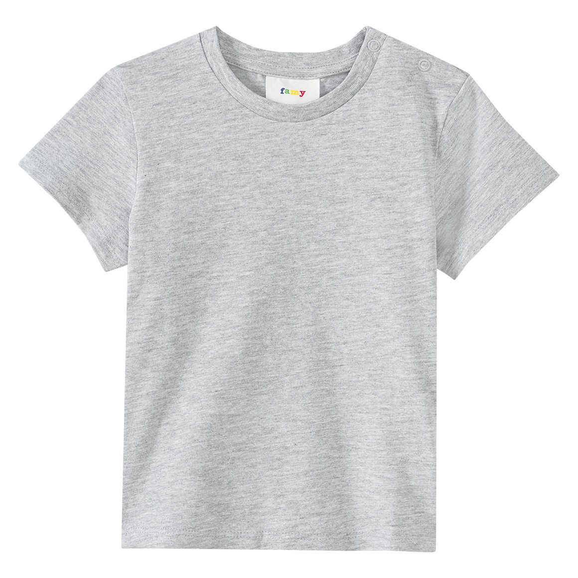 Famy 3 Baby T-Shirts im Basic-Look dunkelblau / weiss / grau