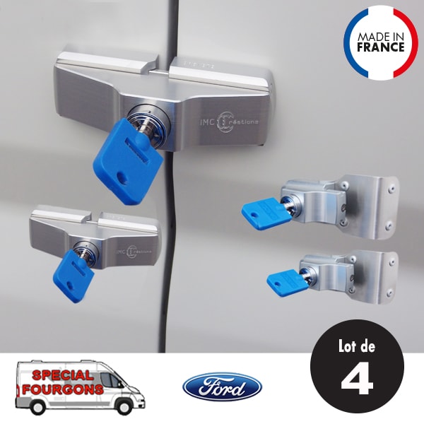 Lot de 4 verrous IMC Pack spécial FORD Transit après 2014