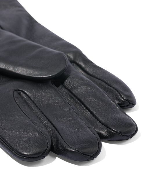 gants femme écran tactile cuir noir