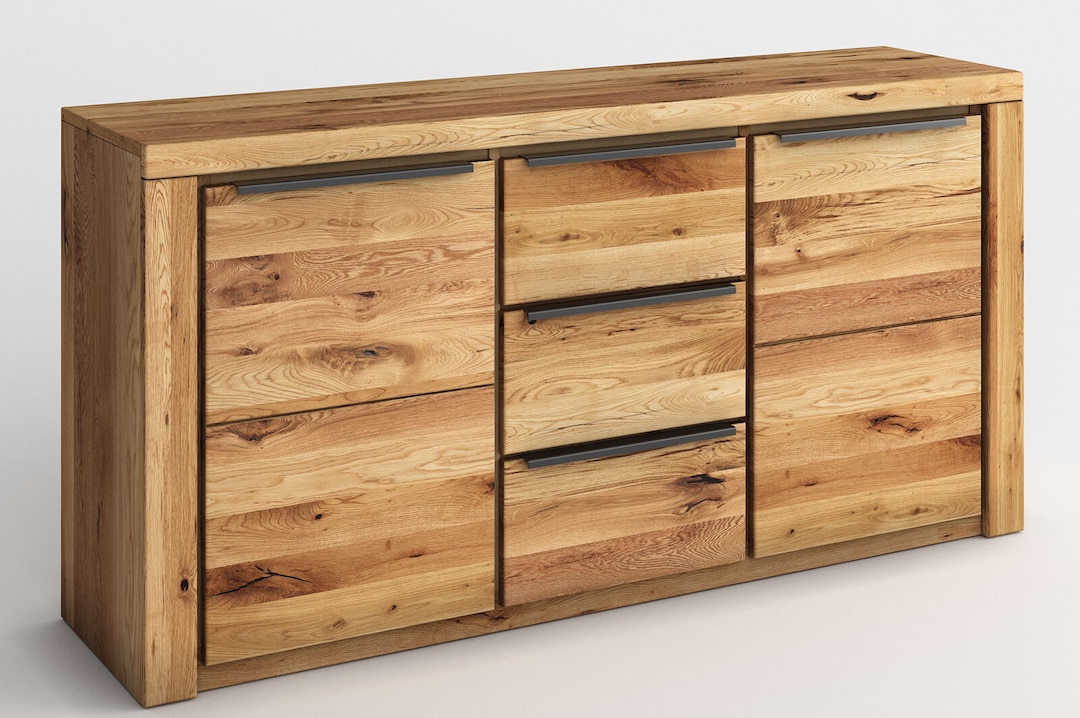 self Sideboard TILDA 160 x 80 cm Eiche geölt braun