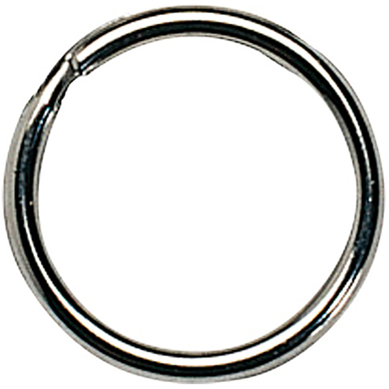 Rieffel Schlüsselringe 8050 FS, 12 mm, 100 Stück, silber
