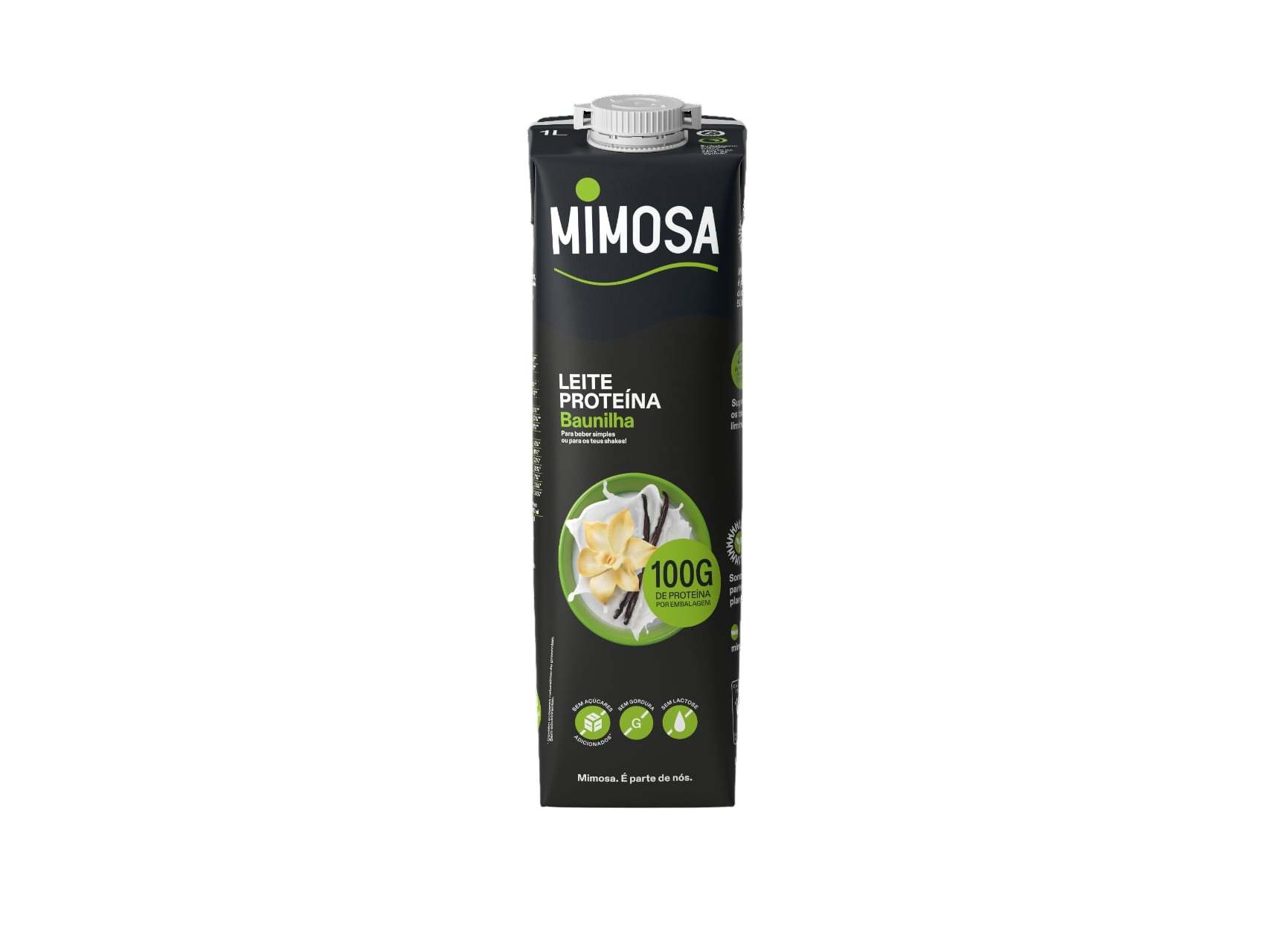 LEITE   PROTEÍNA MIMOSA BAUNILHA 1L