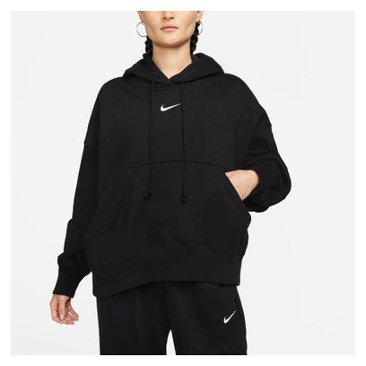 Sweat à Capuche Femme Nike Sportswear Phoenix Fleece Noir