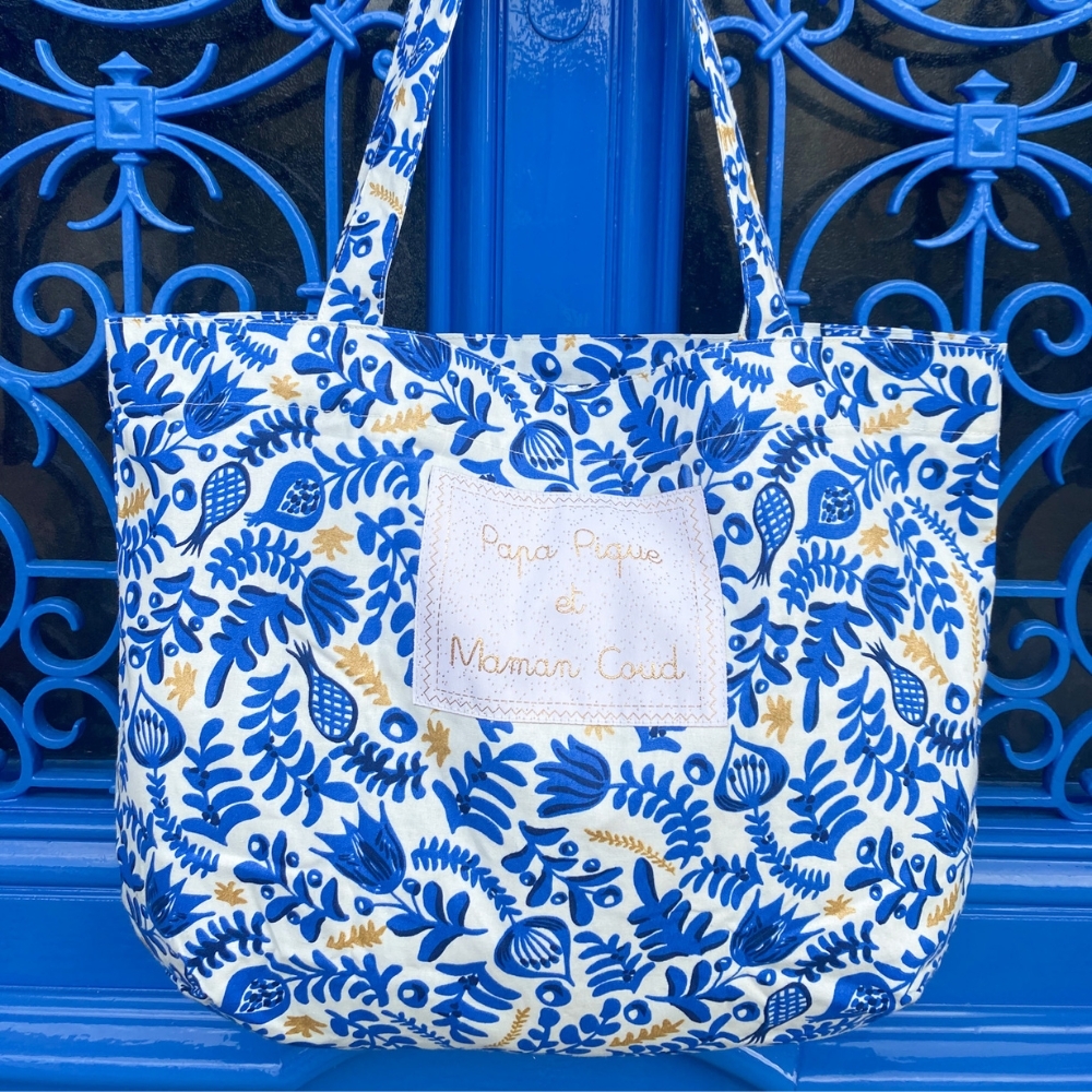 Sac Tote Bag Pliable Passion Bleue