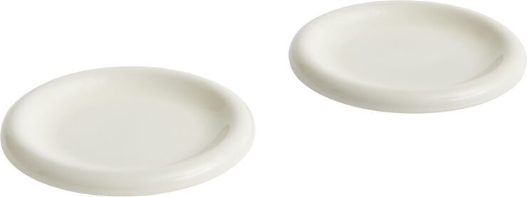 Hay Barro Plate-Set of 2-Ø18-Off-white