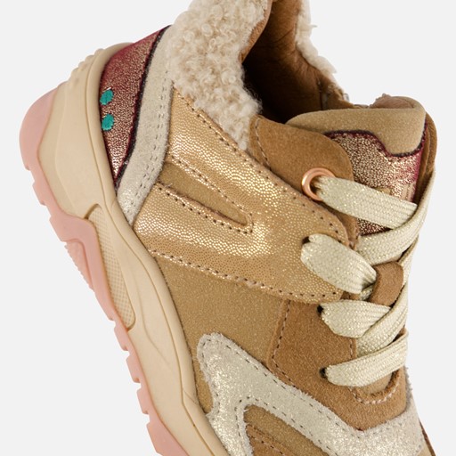 BunniesJR Teddy Sneakers beige Leer