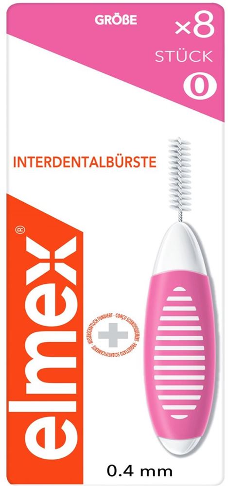 ELMEX Interdentalbürsten<br>8 Stück, 0.4mm, pink