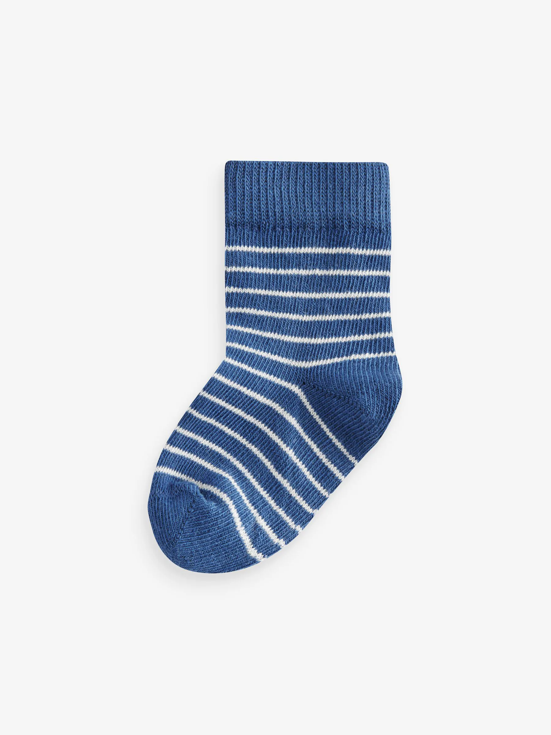 Blauw/wit - Verpakking van 7 paar babysokken (0 mnd-2 jr)
