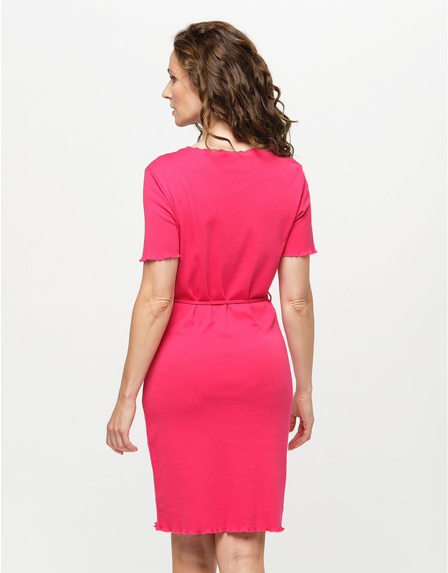 Robe fuchsia 100% coton
