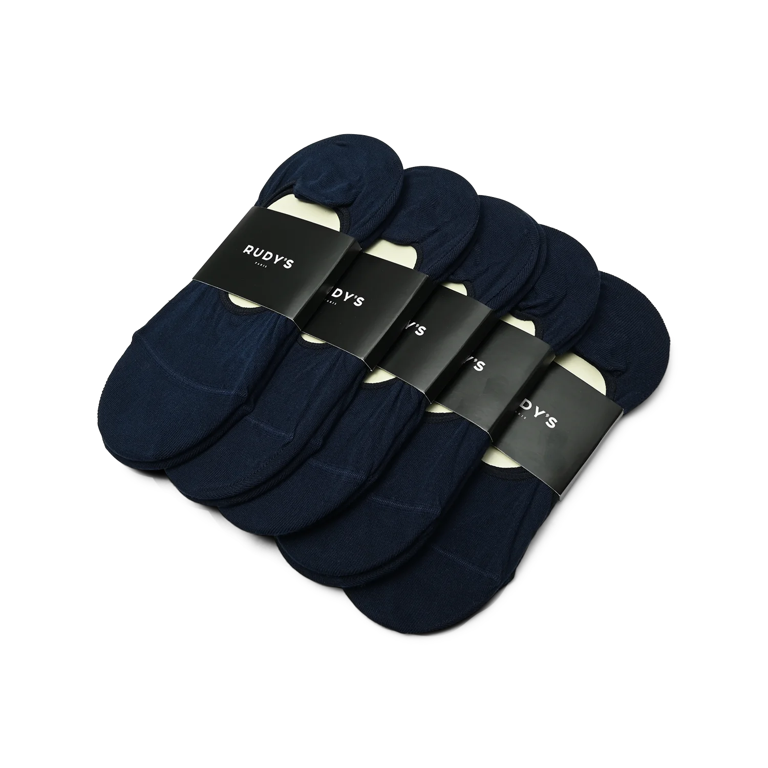 Pack de 2 chaussettes invisibles marines