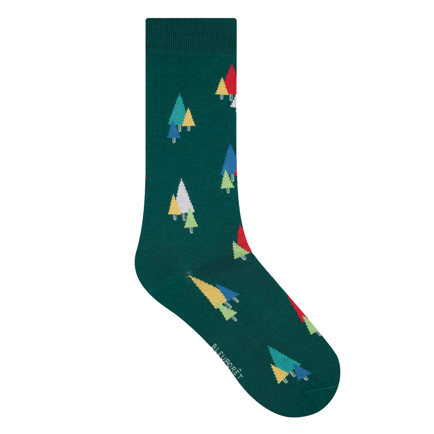 SAPINS - Chaussettes imprimées sapin en coton mélangé | Vert