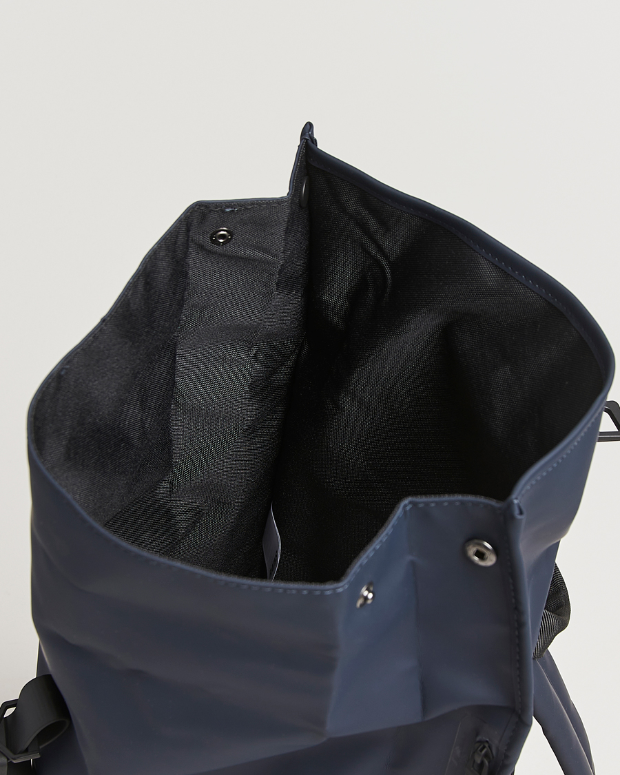 RAINS Rolltop Rucksack Navy