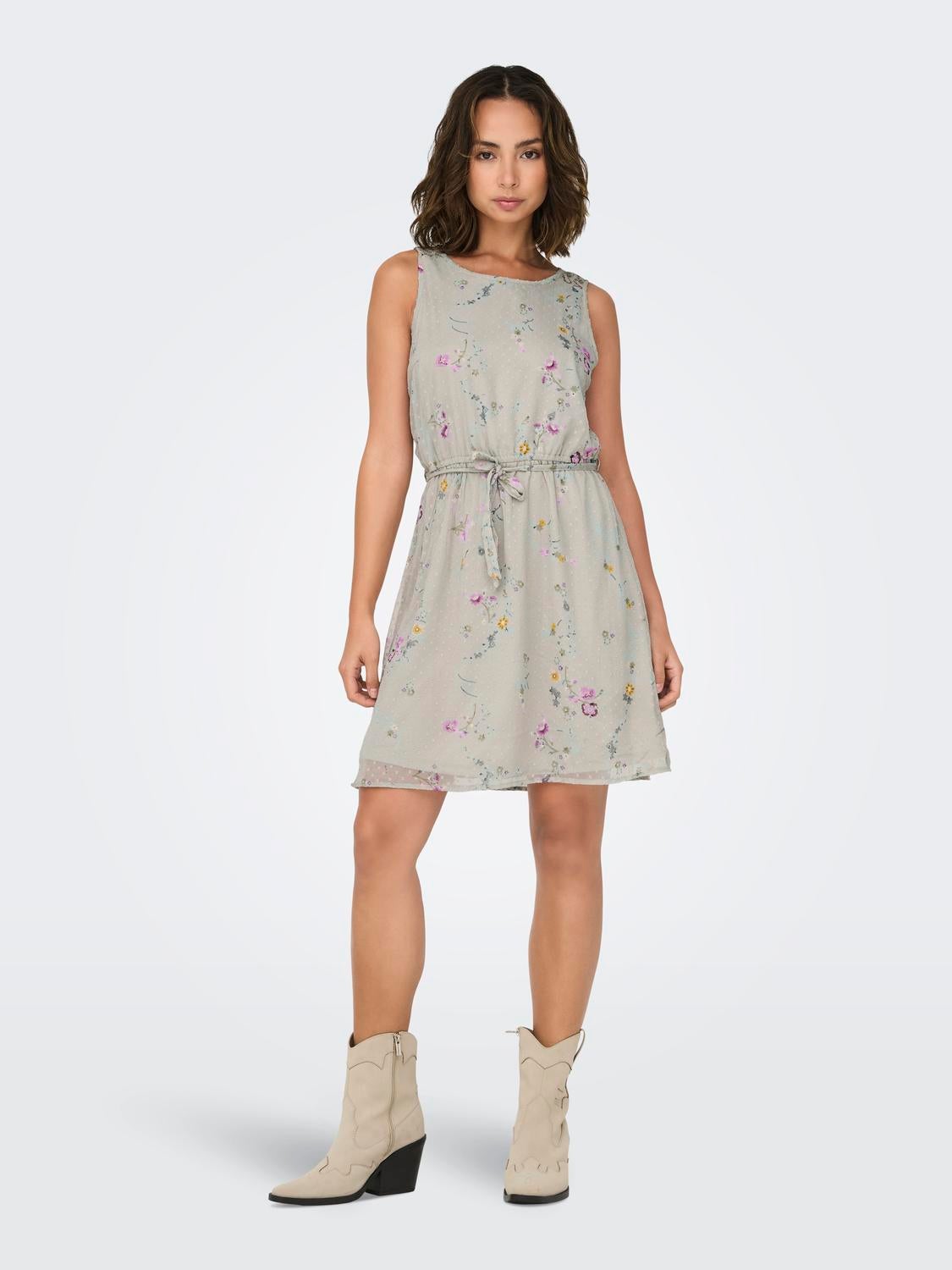 ONLAIDA Kurzes Kleid Pumice Stone