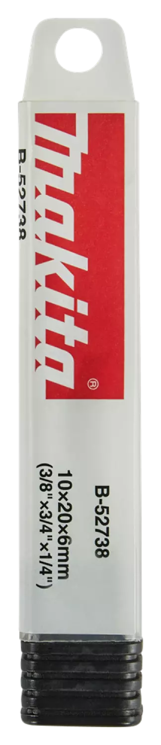 Makita B-52738 Hardmetalen stiftfrees - 20 x 6 x 10mm