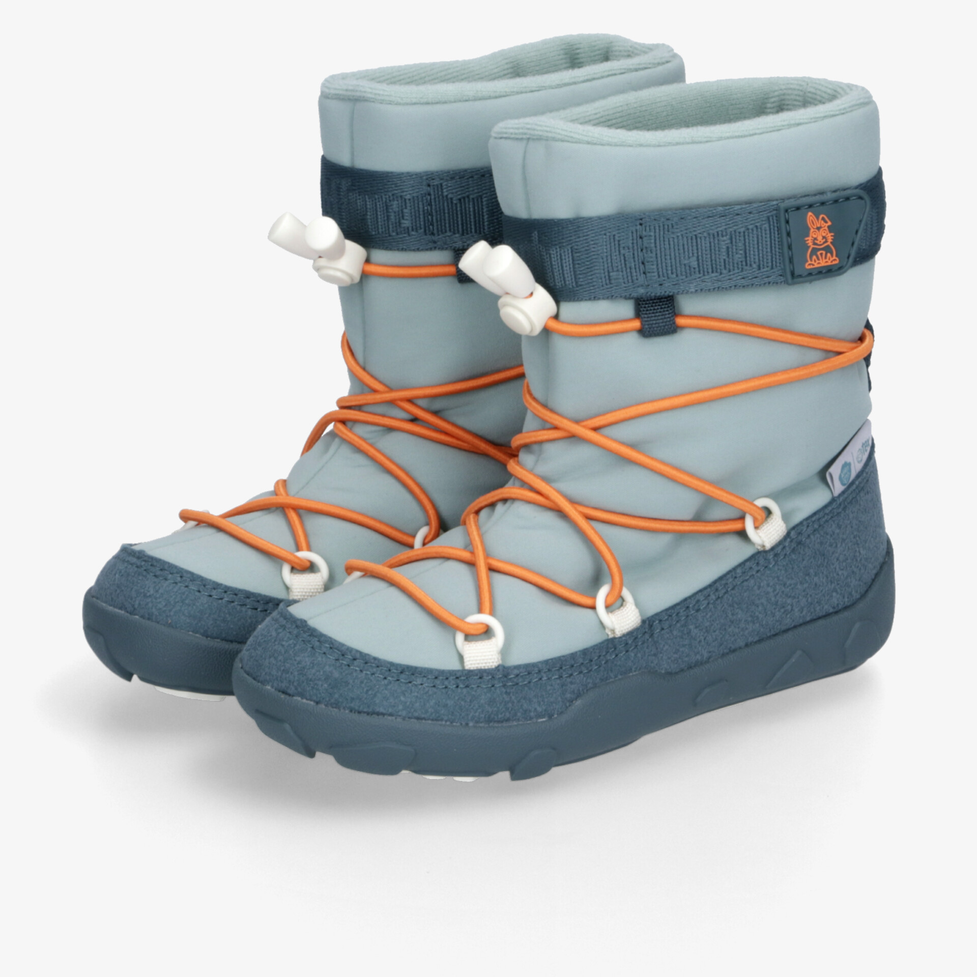 Affenzahn Kinder Klettstiefel Vegan Snowy Hase - Grün | reno.de