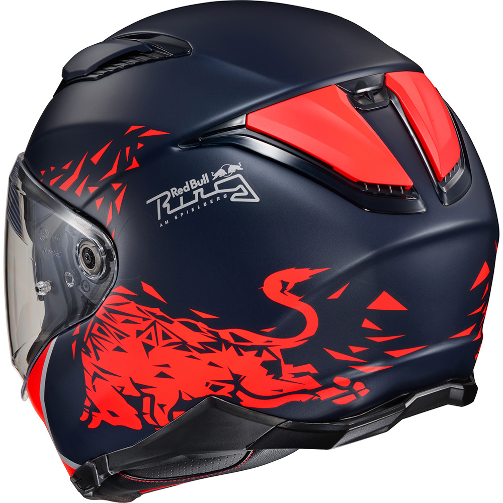 HJC - Casque F70 Spielberg Red Bull Ring MC21SF / Bleu Mat / Rouge